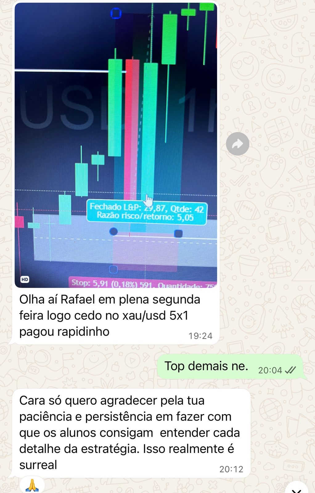 Estratégia de milhões 5x1.